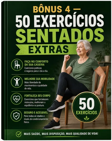 Bónus 4 — 50 Exercícios Sentados Extra